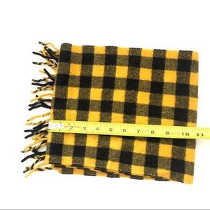 GAP Accessories - GAP Yellow Black Plaid Check Bumblebee Scarf GAP Accessories - GAP Yellow Black Plaid Check Bumblebee Scarf
